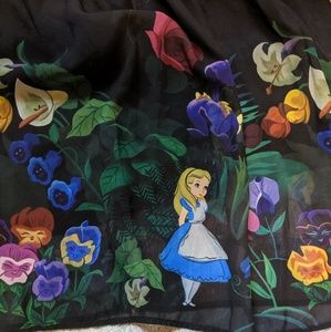 Black Alice in Wonderland skirt
